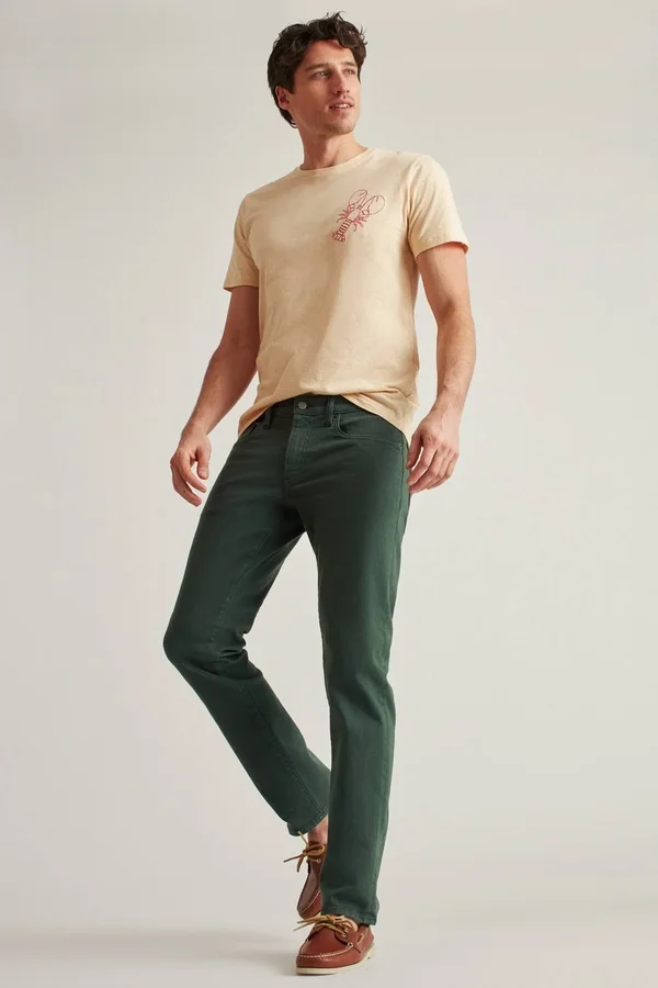 Men's Bonobos All Season Travel Slim Fit Stretch Jeans - Size 36 x 30 - Green