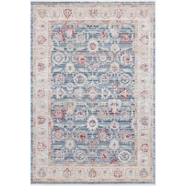 Noble Alexander Rug Red, Round 4& x 4&