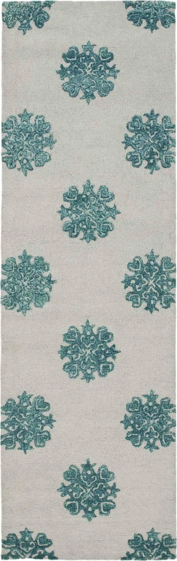 Safavieh Soho Rug SOH213A Ivory - Light Blue, 7& 6x22 x 9& 6x22
