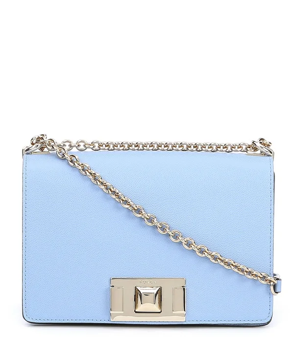 Furla Mimi Mini Push Lock Leather Crossbody Bag - Womens, Giacinto G