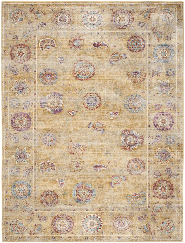 Safavieh Sevilla Area Rug - Gold/Multi - 8& x 11&
