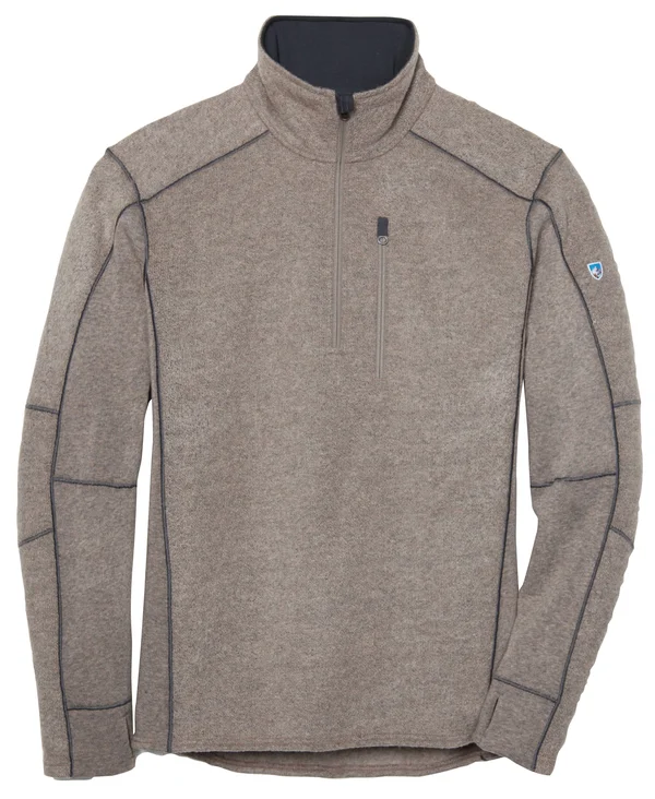 Kuhl Men's Interceptr 1/4 Zip Oatmeal, XXL