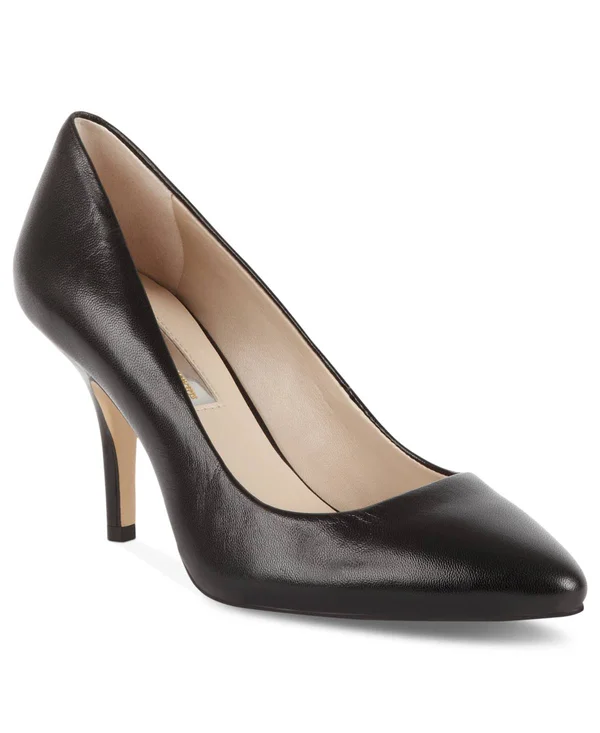 Inc Women's Zitah Pointed Toe Pumps, Created for Macy&s - Black Suede