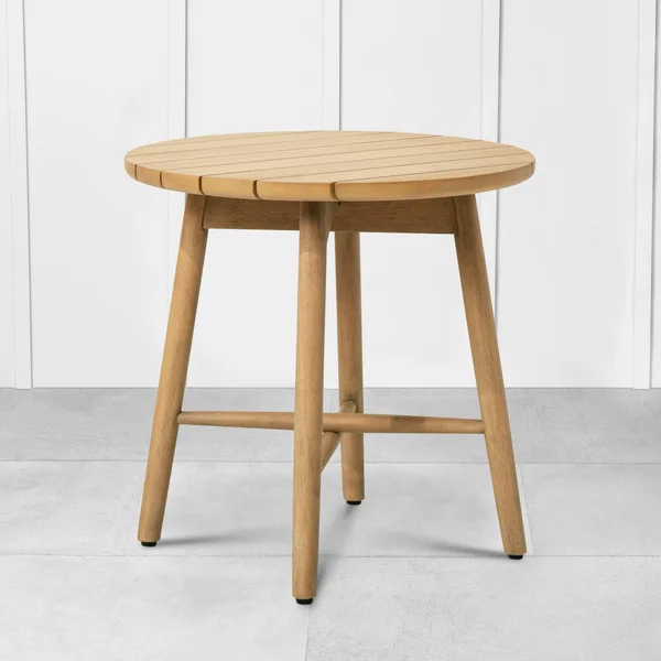 Outdoor Round Side Table Natural - Hearth & Hand with Magnolia