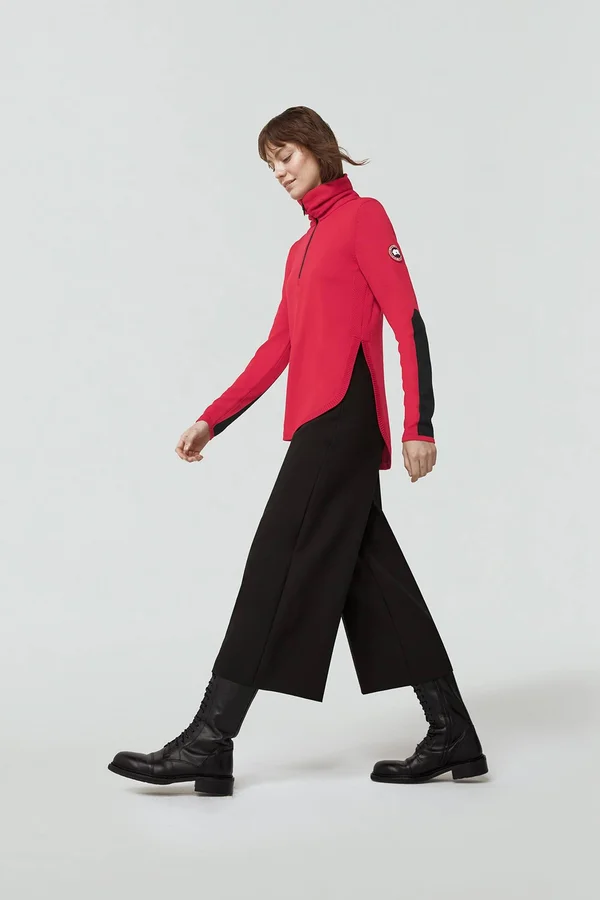 Canada Goose Fairhaven ¼ Zip Sweater (Women - Red, XS)