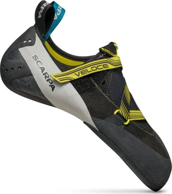 Scarpa Men's Veloce Climbing Shoe - 42 - Black/Yellow