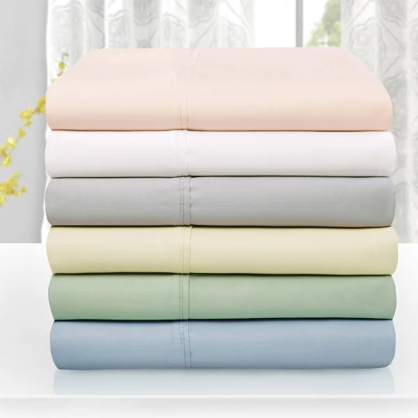 Superior 1000 Thread Count Wrinkle Resistant Soft Tencel Blend Bed Sheet Set - Ivory - King