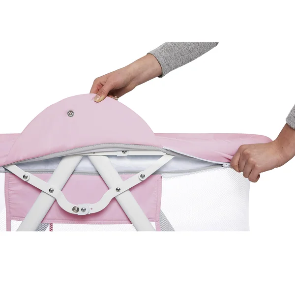 Dream on Me Poppy Traveler Portable Bassinet - Pink/Purple