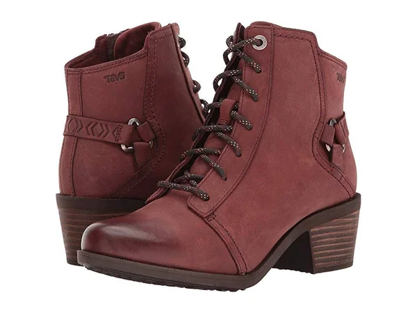 Teva Women's Foxy Lace WP Boot Redwood 6.5