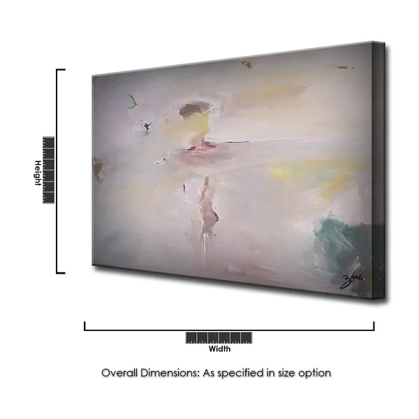&A Dream Principe& Abstract Wrapped Canvas Wall Art - 30x22 W x 20x22 H