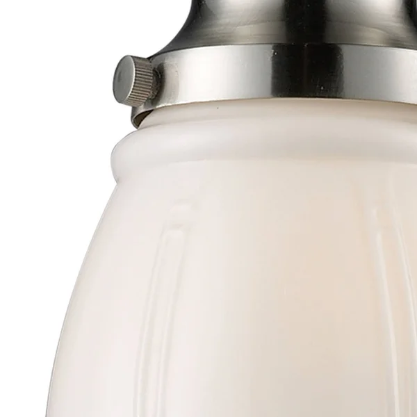 Elk Lighting Schoolhouse 1-Light Pendant in Satin Nickel - 69029-1-LED