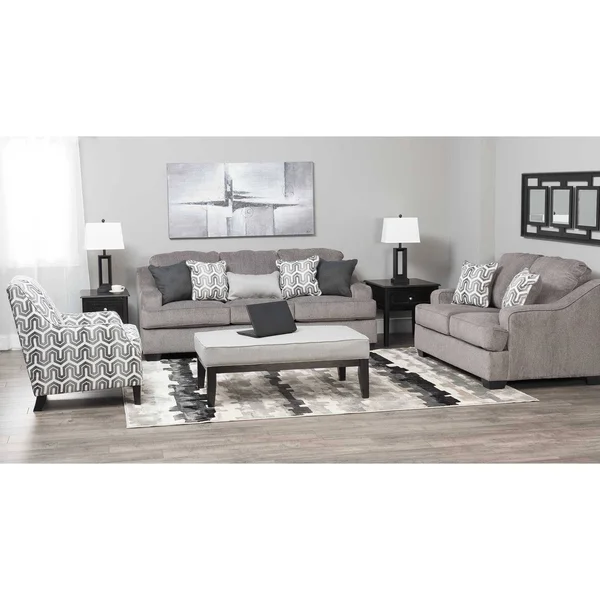 Signature Design by Ashley Gilmer Gunmetal Accent Chair
