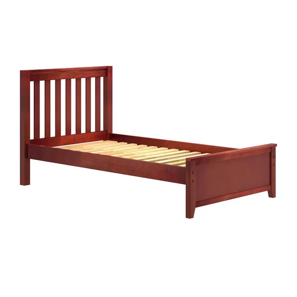 Twin Traditional Bed - Chestnut Panel