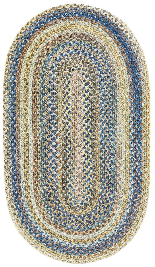 Capel - Kill Devil Hill 2&3x22 x 9& Rectangular Light Blue Area Rug