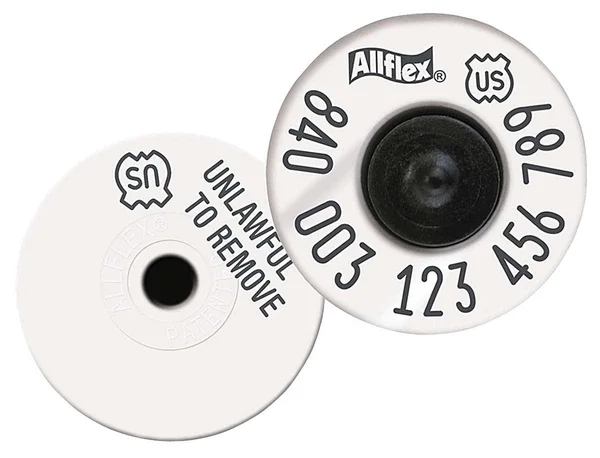Allflex USDA HDX Eid Cattle Ear Tags in Bags of 20