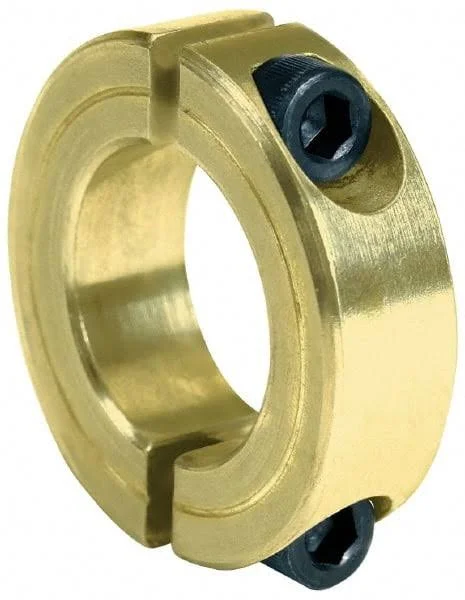 Climax Metal Products 2-11/16x22 Bore, Steel, Two Piece Clamping Shaft Collar - 4x22 Outside Diam, 7/8x22 Wide, Part #CR2C-268