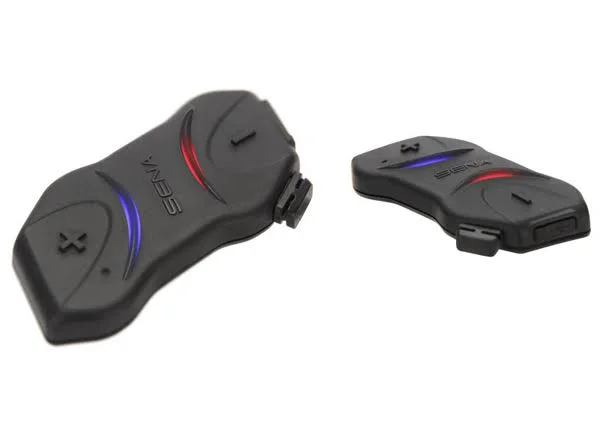 Sena SMH10R Low Profile Motorcycle Bluetooth Headset & Intercom Dual Pack