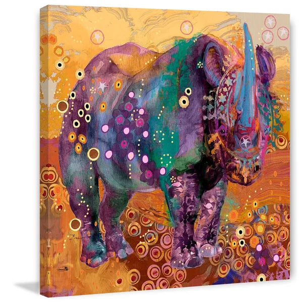 Marmont Hill The Last Rhino Painting Print on Canvas 48 x 48