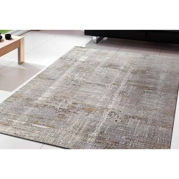 Dynamic Unique 4053 130 Cream Rust Rug - 5 ft 3 in x 7 ft 7 in
