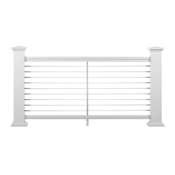 TimberTech Universal Rail Pack for Cable - Glass or Aluminum Balusters - 8 ft - White