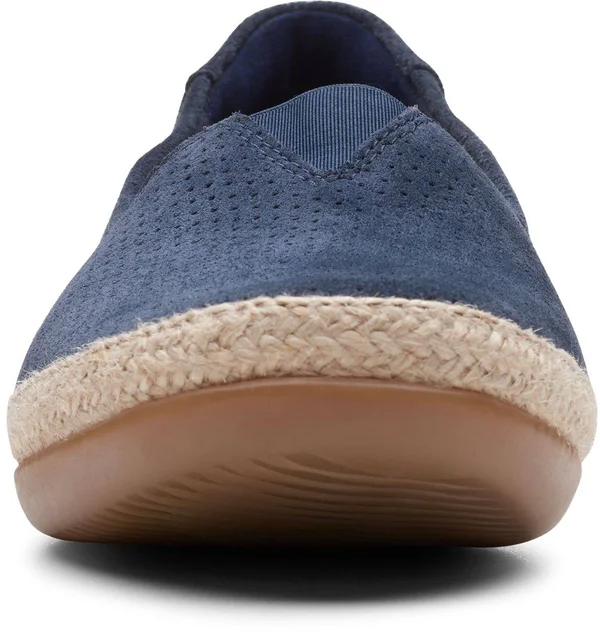 Clarks Danelly Sky Navy Suede - Women's, Size: 11 W, Blue