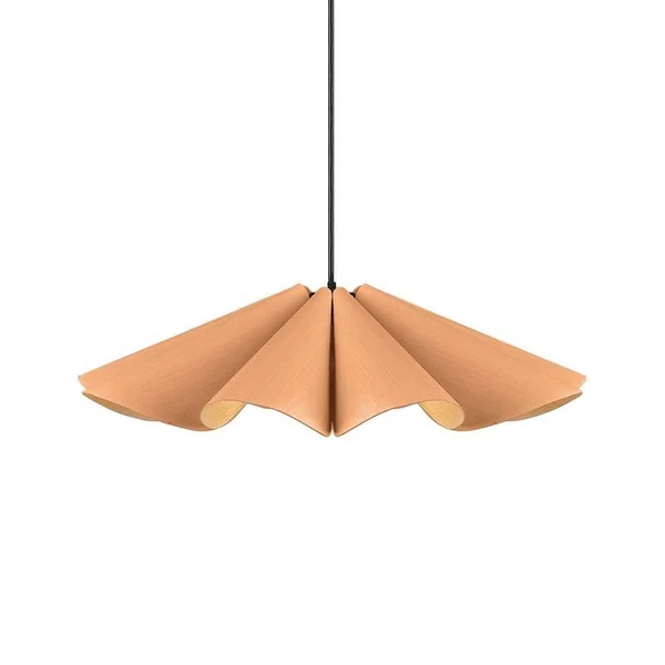 Bruck Lighting Delfina Pendant Light - Color: Red - Size: 1 Light - WEPDEL/60/RED/ASH