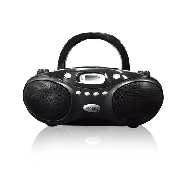 Axess Portable Thunder Blast CD Bluetooth Boombox Black - 14.50 x 10.00 x 6.00