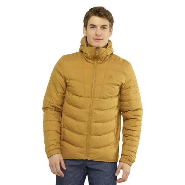 Salomon Mens Sight Storm Insulated Hoodie Jacket Cumin L