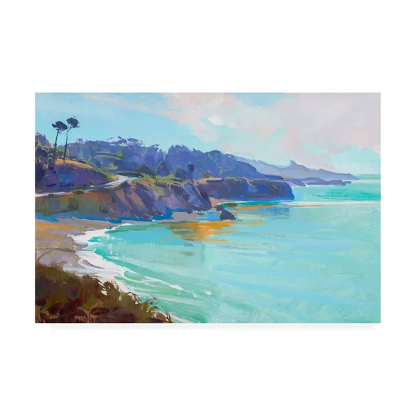 Trademark Art Marcia Burt 'Mendocino Overlook' Canvas Art