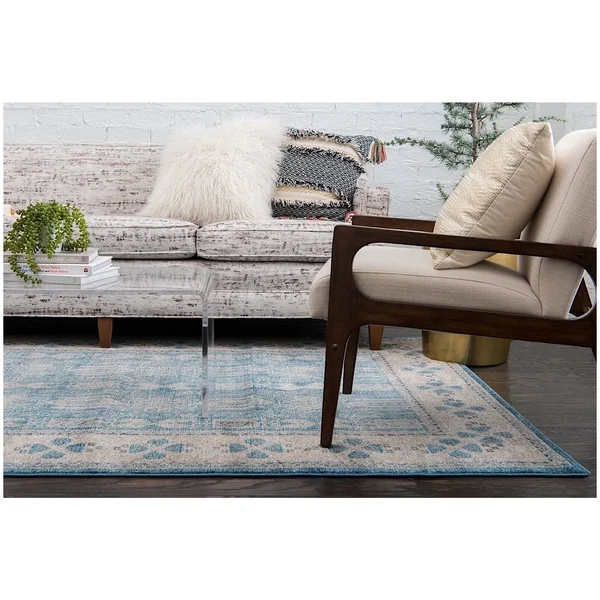 Unique Loom Salzburg Transitional Area Rug Collection - 9&x12& 3124820