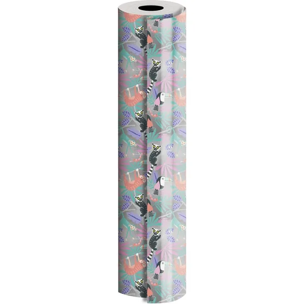 Jam Paper Industrial Size Bulk Wrapping Paper Rolls, Hanging' Out, 1/4 Ream (416 Sq ft), Sold Individually, Size: 2496 x 24