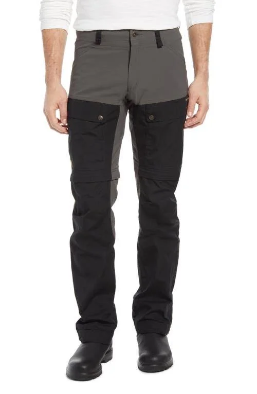 Fjallraven - Men's Keb Gaiter Trousers - Black/Stone Grey, 56