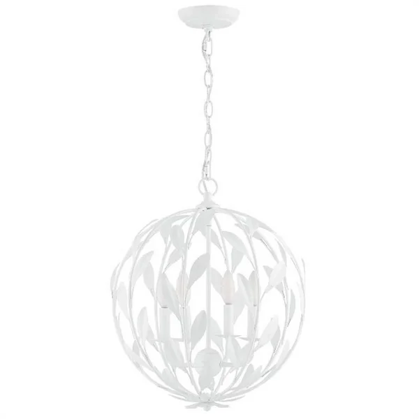 Crystorama Broche 4 Light English Bronze & Antique Gold Sphere Mini Chandelier - 504-EB-GA