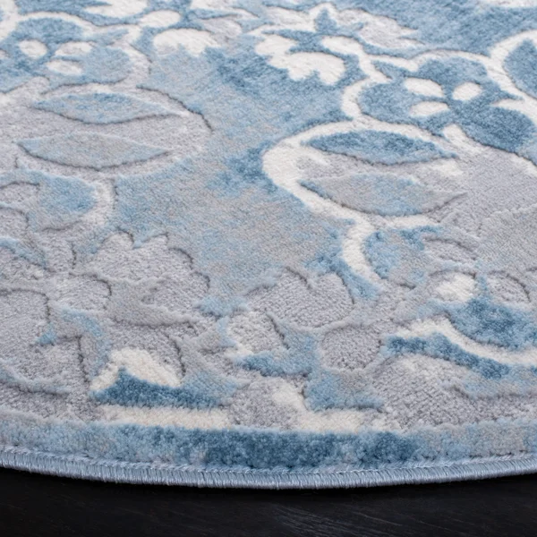 Safavieh Lagoon Rug Collection LGN508F - Grey - Blue - 4&-5x22 x 6&-5x22