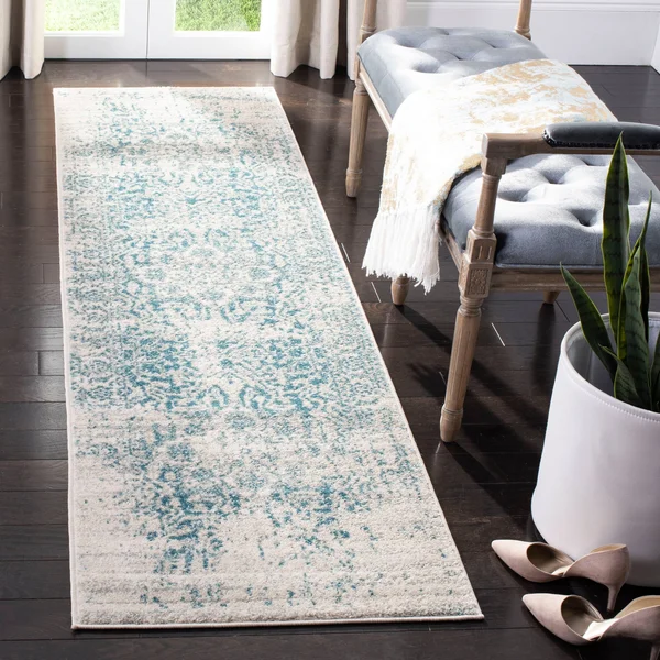 Safavieh Madison Rug Collection MAD603G - Silver - Ivory - 12& x 18&