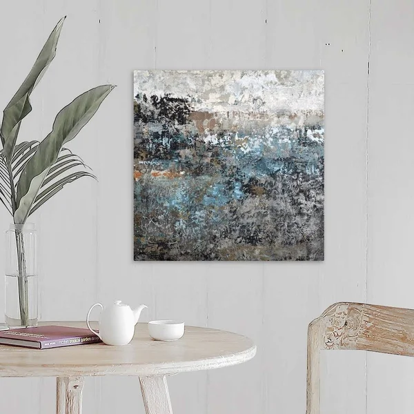 Shades of Blue I - Canvas Wall Art, 20x20, Great Big Canvas