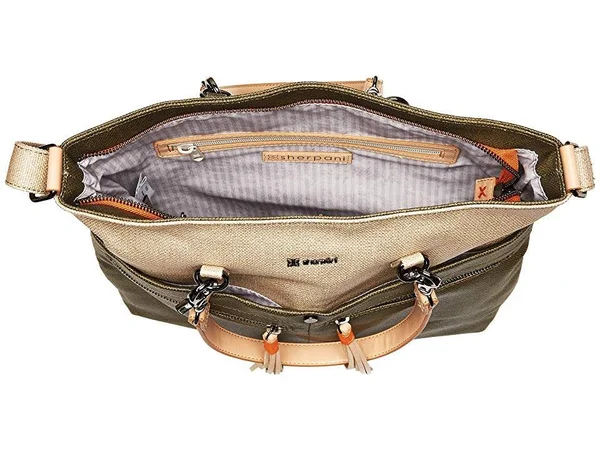 Sherpani Women's Faith Ethos Cotton Satchel, Size: One size, Beige