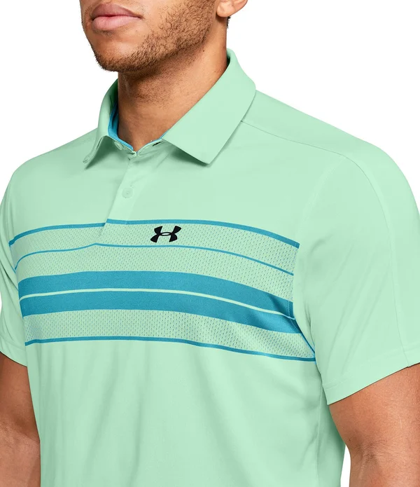 Men's Under Armour Vanish Chest Stripe Golf Polo