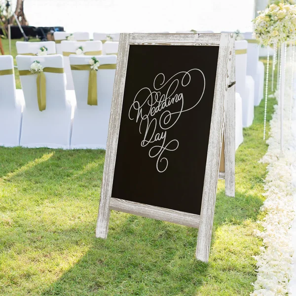 Excello Global Products Large Sturdy Handcrafted 40x22 x 20x22 Wooden A-Frame Chalkboard Display - 4 Liquid Chalk Markers &