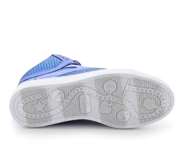 Women's Pastry Pop Tart Glitter High Top Sneaker - Size: 13, Blue