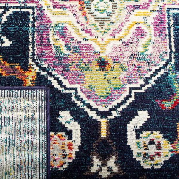 Safavieh Crystal Floretta Vintage Boho Medallion Rug - 2&2x22 x 11& - Teal/Orange