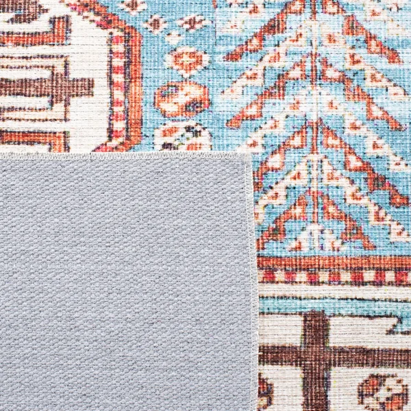 Safavieh 9' x 12' Serapi SEP383J Light Blue - Brown Rug