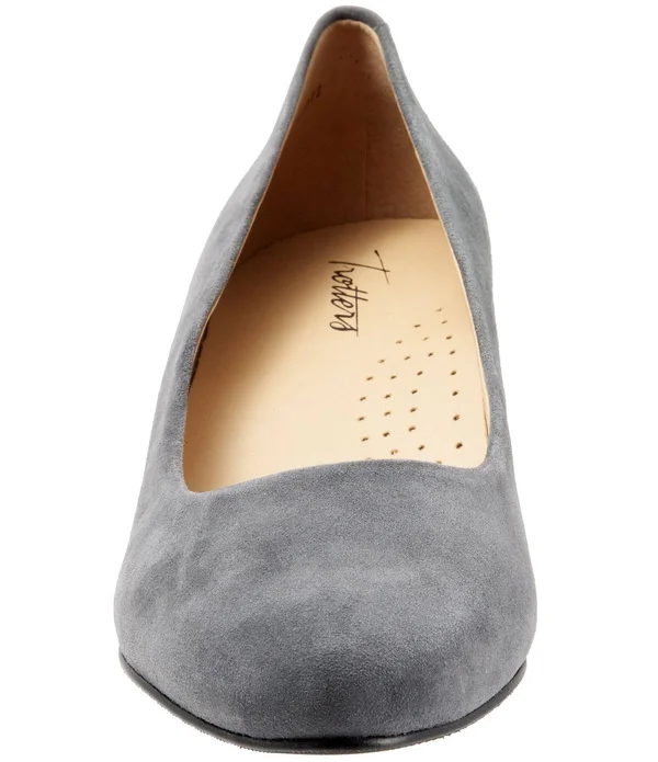 Trotters Kiera Pumps - Women's, Dark Brown Suede, Size: 6
