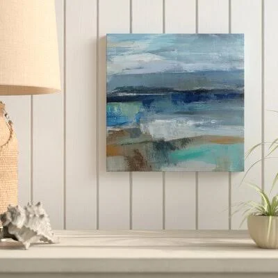 Silvia Vassileva Print Canvas Blue Highland Dunes Size: 14x22 H x 14x22 W x 2x22 D