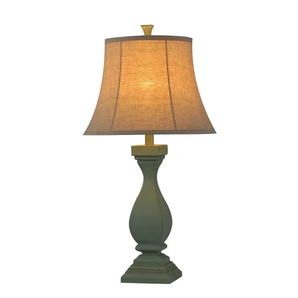 30x22 Distressed Table Lamp Mist Blue - Stylecraft