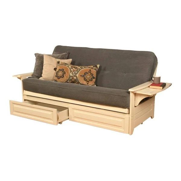 Kodiak Furniture Phoenix Marmont Futon and Mattress - White