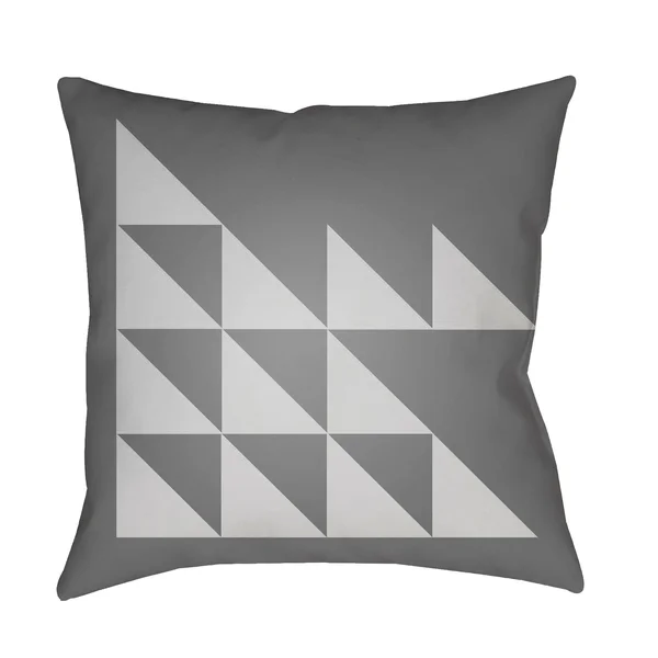 20x22 Gray and White Modern Square Throw Pillow Cover