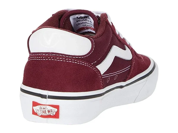 Vans Rowan Pro Skate Shoes - Port/White 7.5
