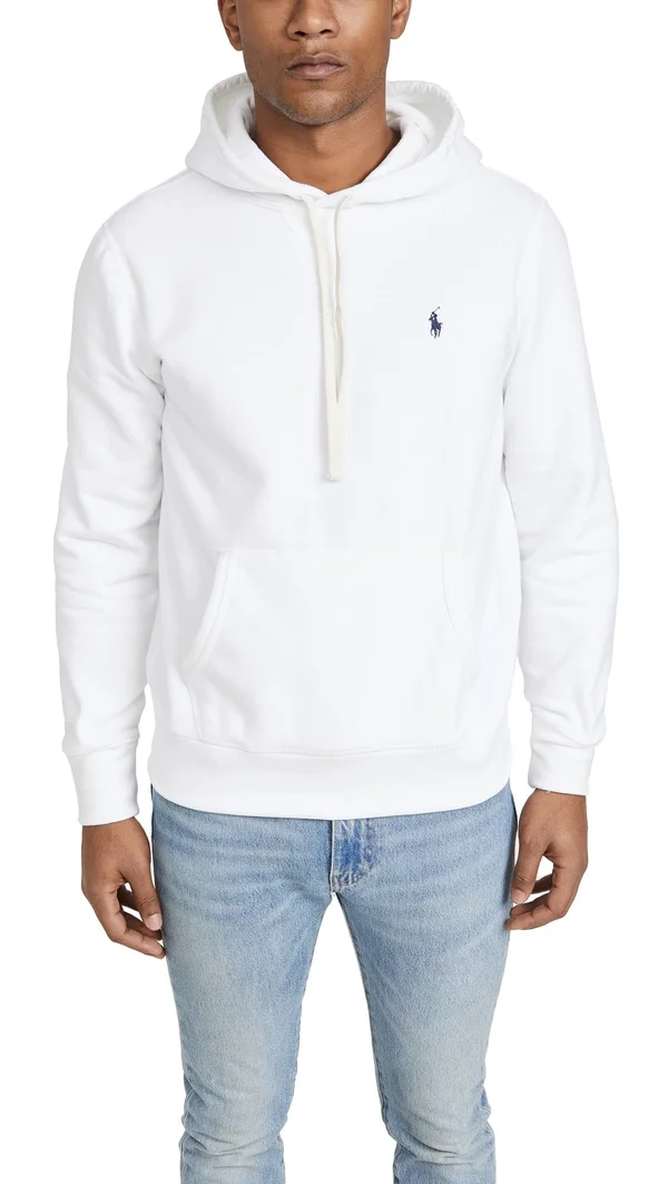 Polo Ralph Lauren Men's RL Fleece Hoodie - White
