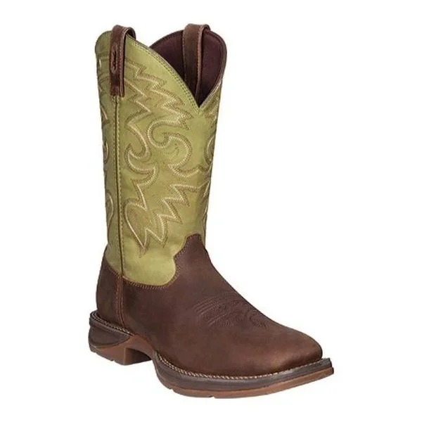 Durango Boot Men's Db5416 12x22 Rebel Pull-On, Coffee/Cactus